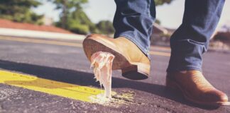 Jak usunąć gumę do żucia z protezy?